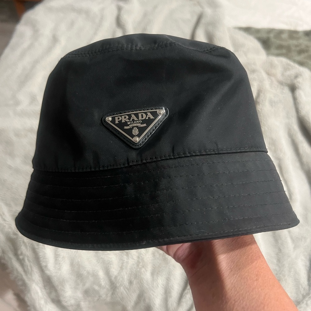 Prada bucket hat. Auth 720-305-2621